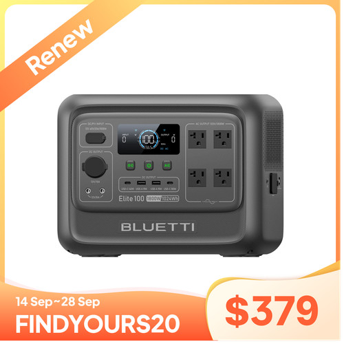Bluetti elite 100 - elite, 1024wh