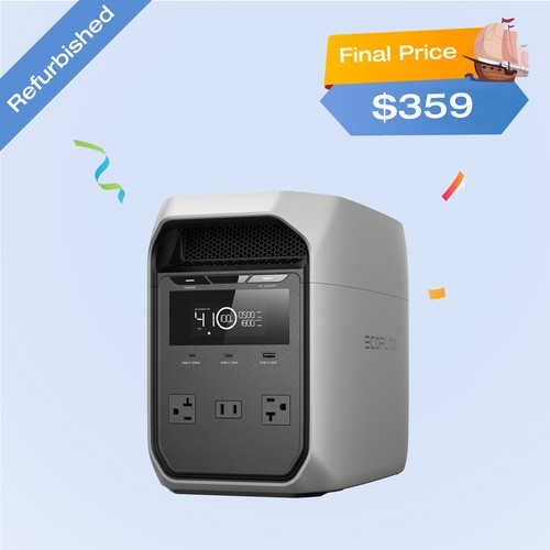 Ecoflow 1024wh 1800w delta - 1800w,