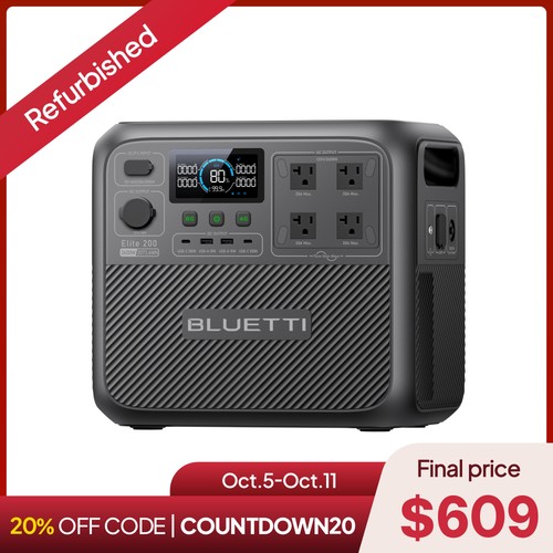 Bluetti elite 200v2 2600w - bluetti,