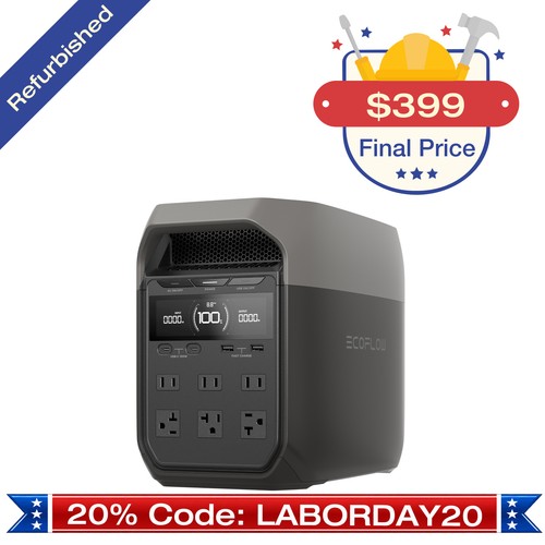 Ecoflow delta 1024wh 1800w - ecoflow,
