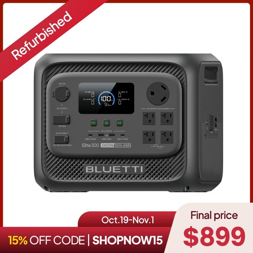 Bluetti elite 300 2400w - bluetti,